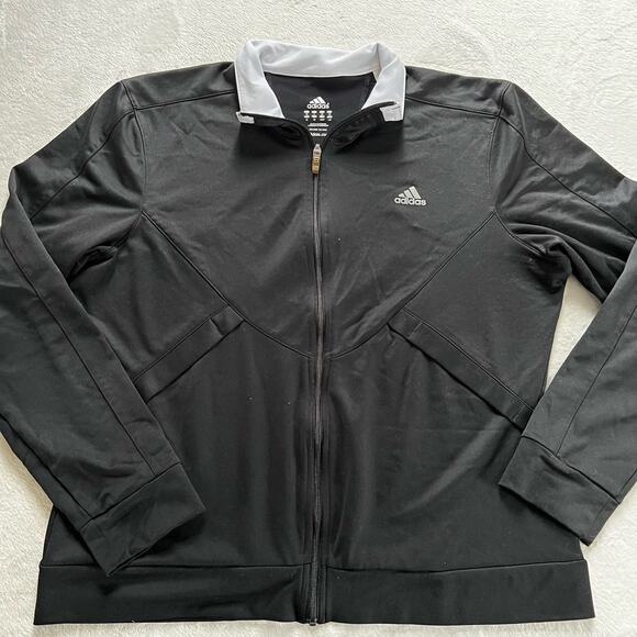 Adidas Women’s size Large black activewear Zip up jacket - Picture 1 of 7